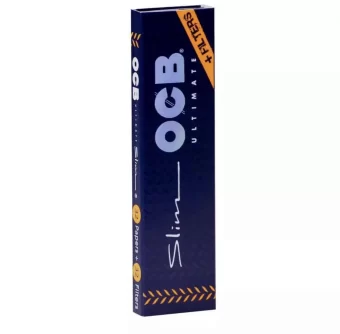 OCB Ultimate Slim Rolling Papers 109mm + Filters Tips
