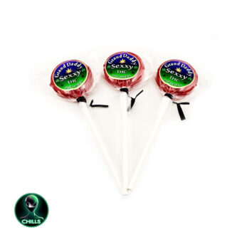 THC-Infused Lollipop Strawberry Flavour
